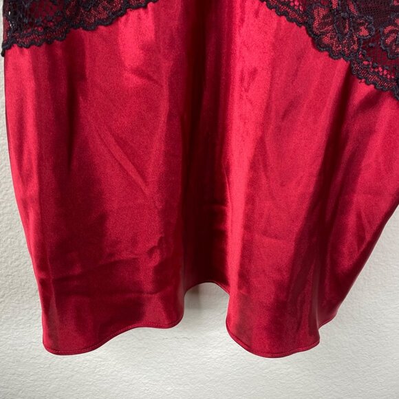 Lilac and London Babydoll Lace Whimsigoth Y2K 90's Vamp Cami Top Fuchsia Sz XL - Picture 6 of 8